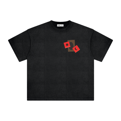 Card & Red Dice with Logo on Back Vintage Washed Tee