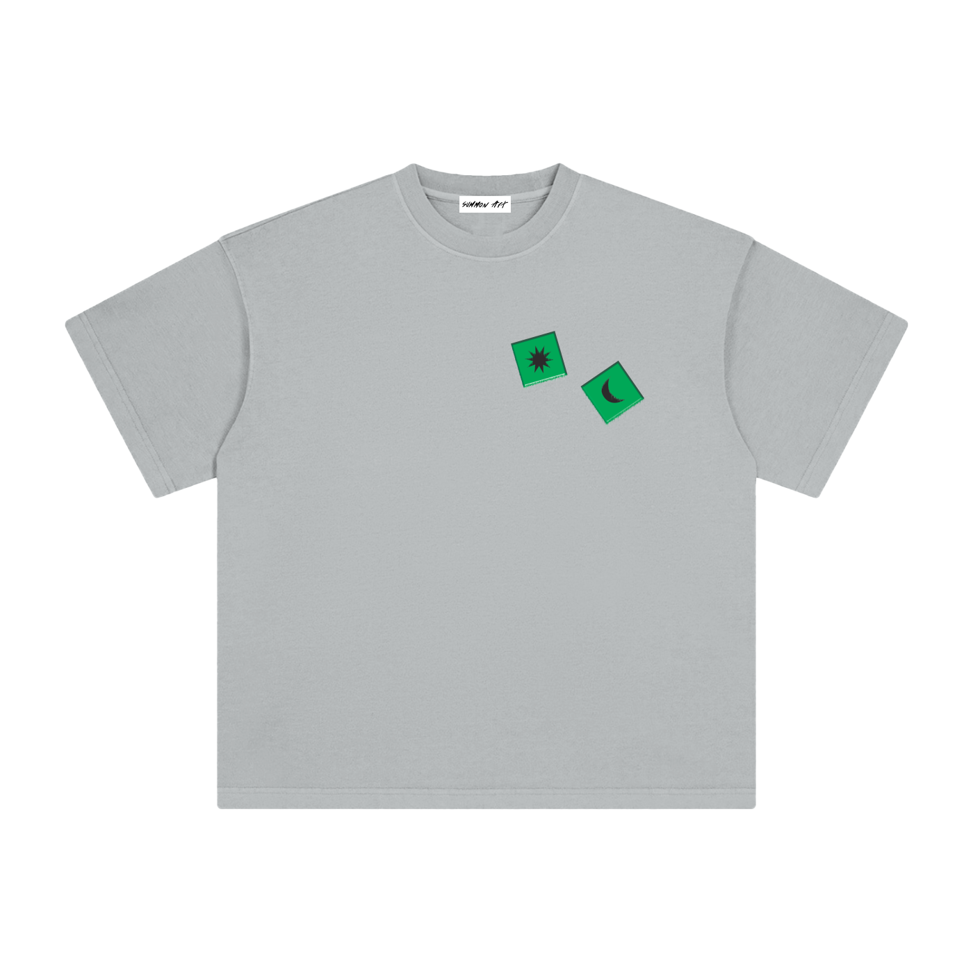 Green Dice with Logo on Back Vintage Washed Tee