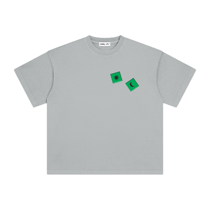 Green Dice with Logo on Back Vintage Washed Tee