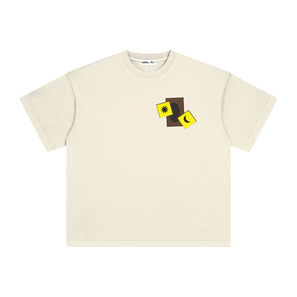 Card & Yellow Dice with Logo on Back Vintage Washed Tee