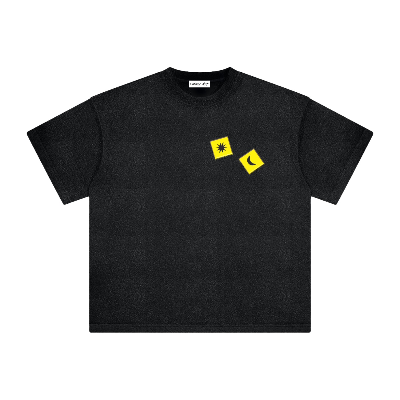 Yellow Dice with Logo on Back Vintage Washed Tee