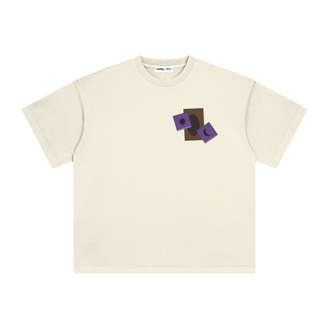 Card & Purple Dice with Logo on Back Vintage Washed Tee