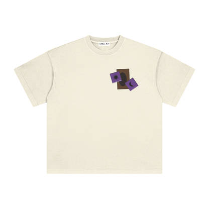 Card & Purple Dice with Logo on Back Vintage Washed Tee