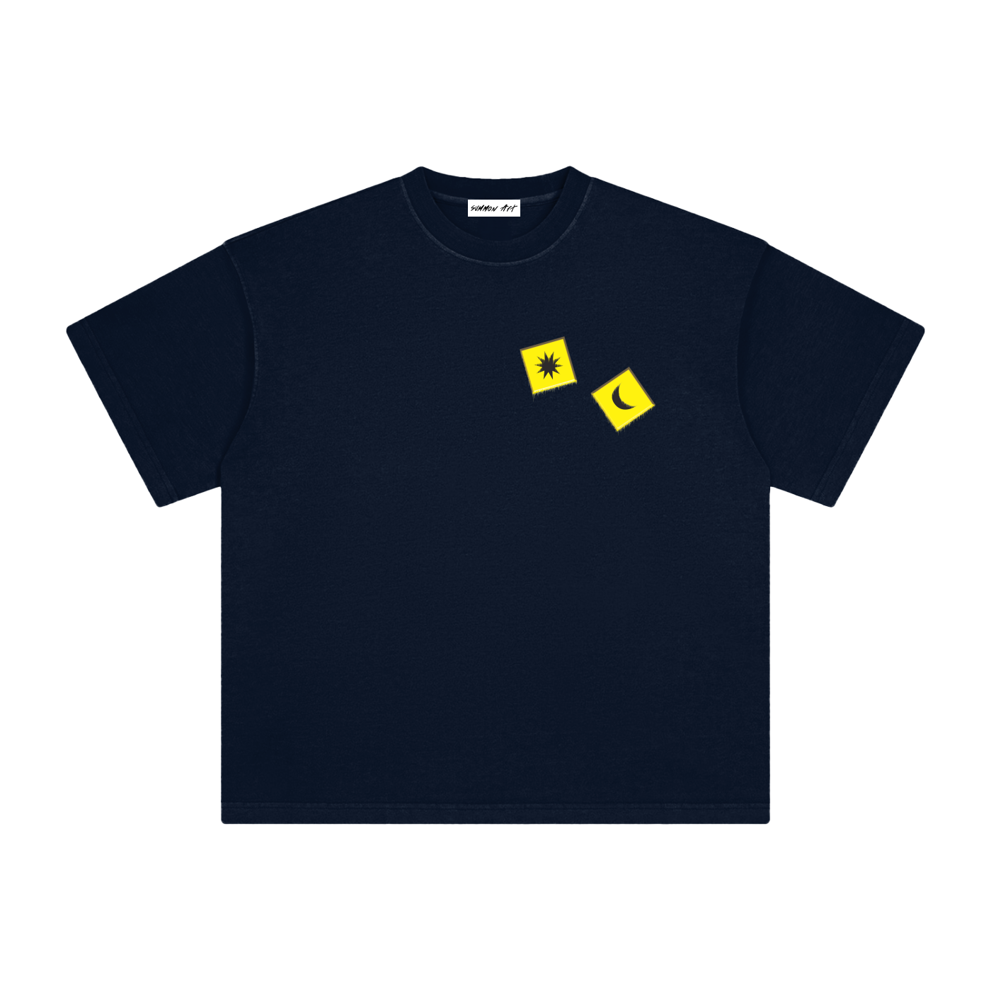 Yellow Dice with Logo on Back Vintage Washed Tee