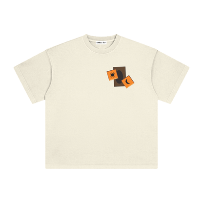 Card & Orange Dice with Logo on Back Vintage Washed Tee
