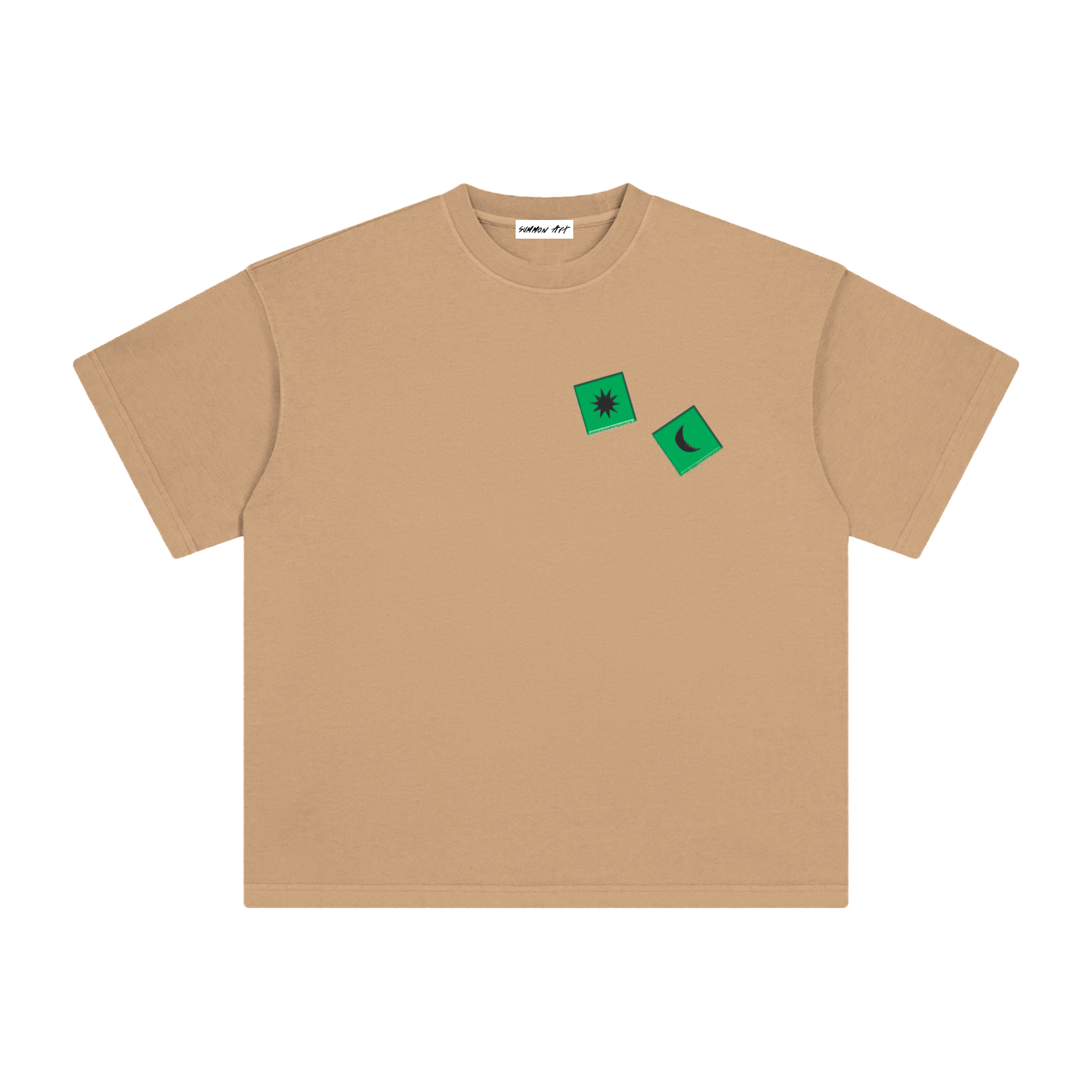 Green Dice with Logo on Back Vintage Washed Tee
