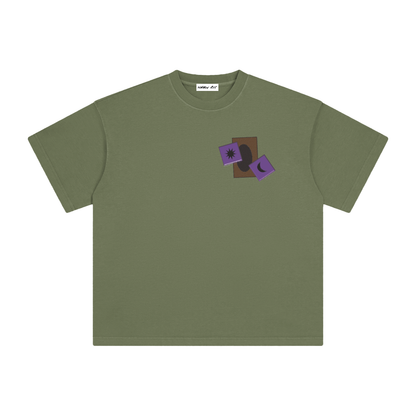 Card & Purple Dice with Logo on Back Vintage Washed Tee