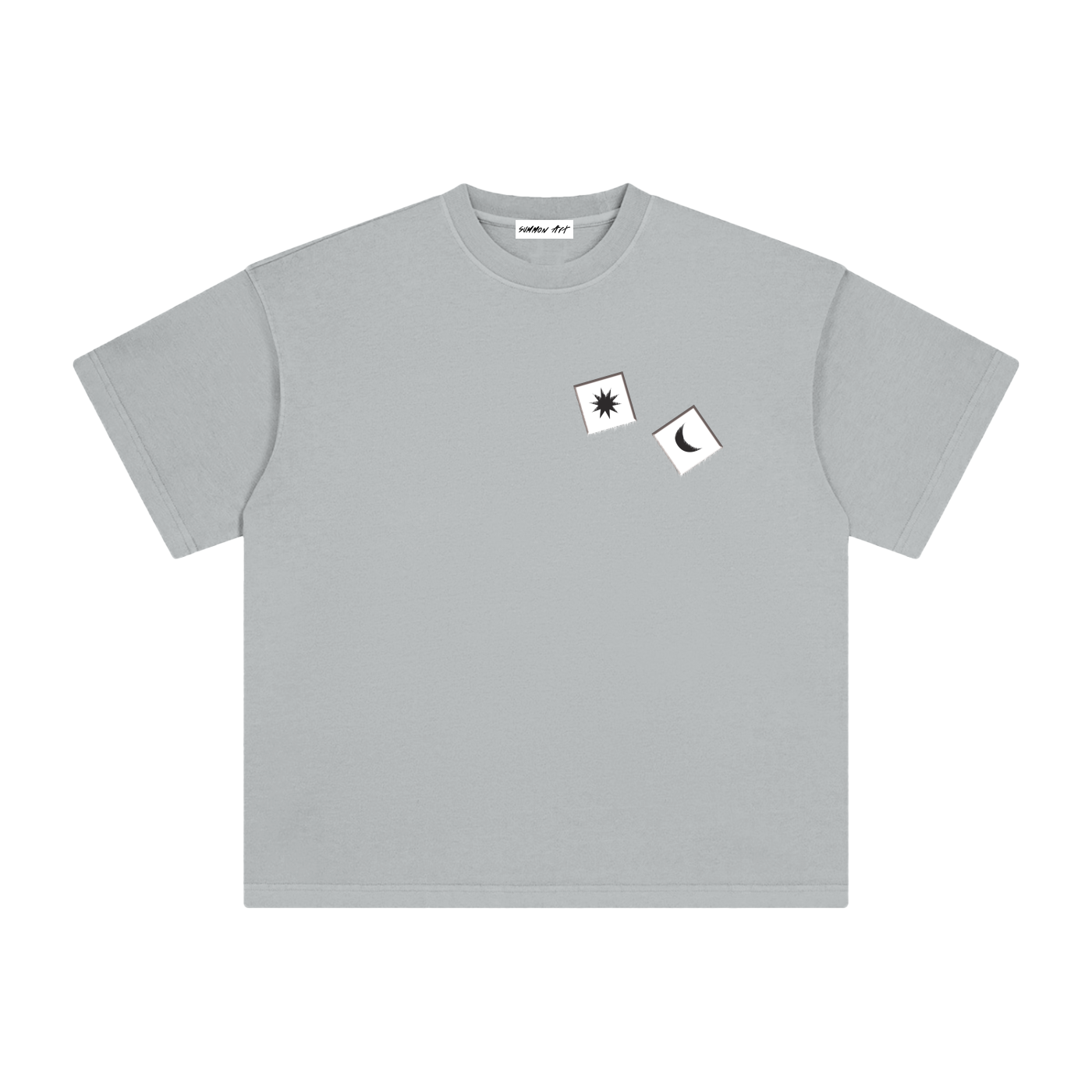 White Dice with Logo on Back Vintage Washed Tee