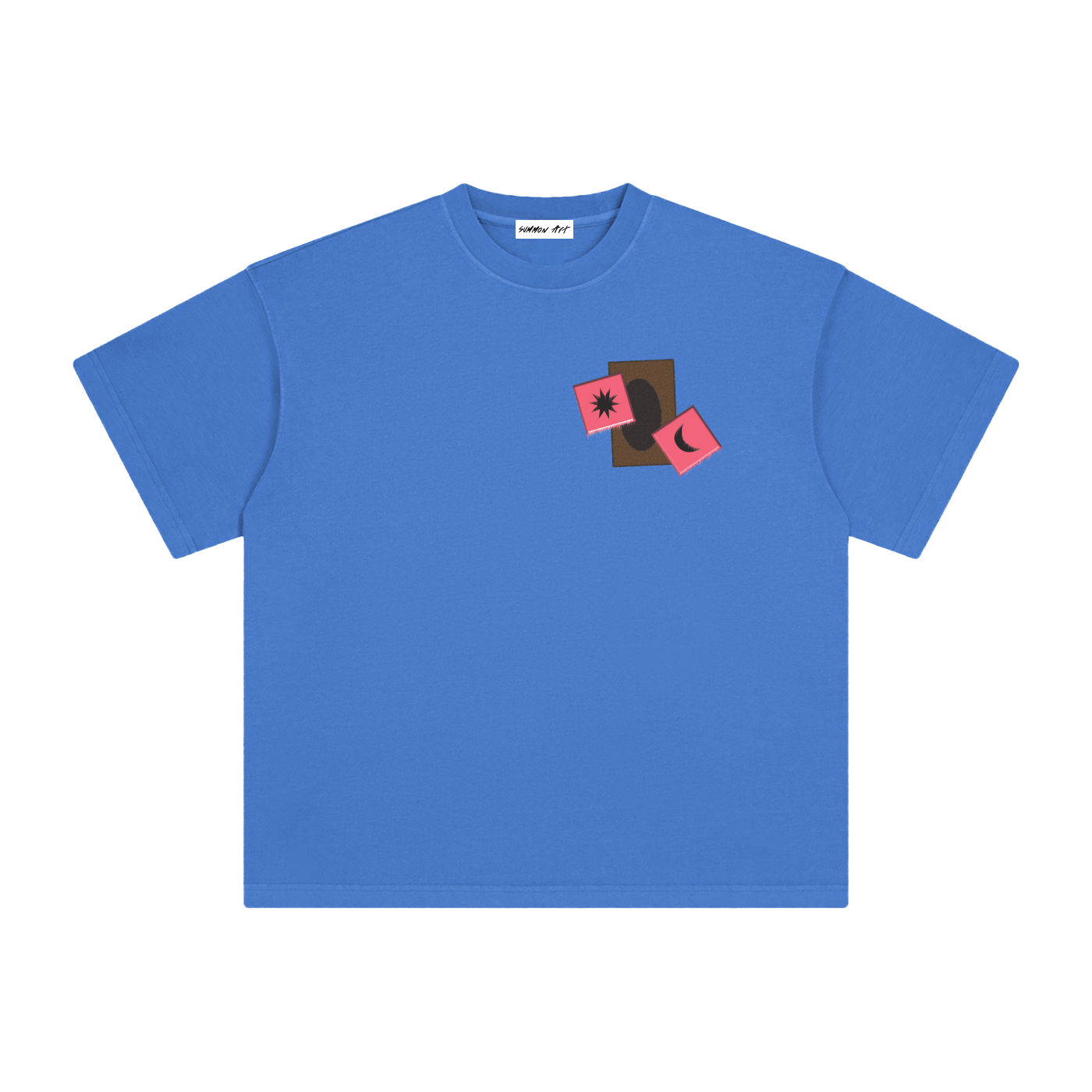 Card & Pink Dice with Logo on Back Vintage Washed Tee
