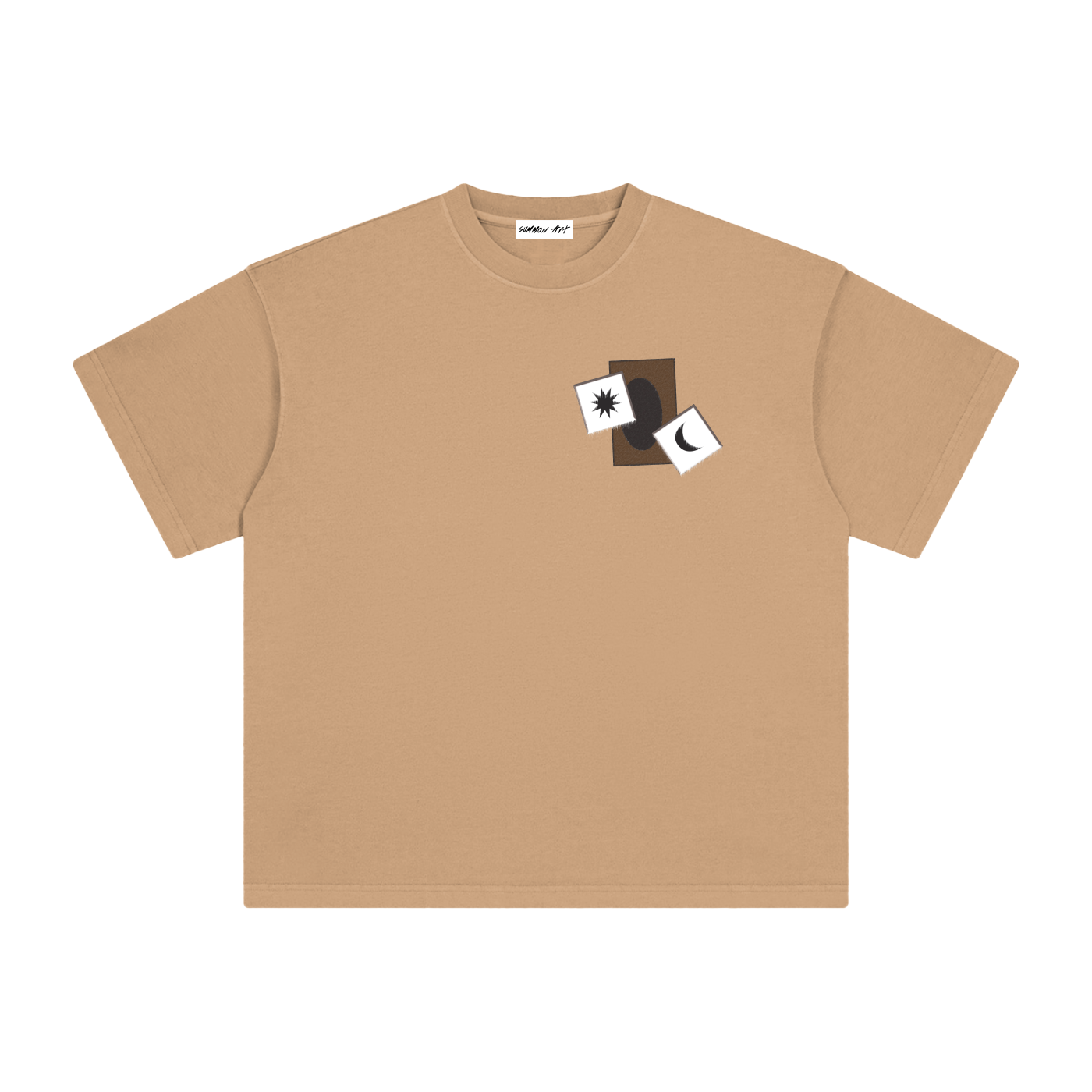 Card & White Dice with Logo on Back Vintage Washed Tee