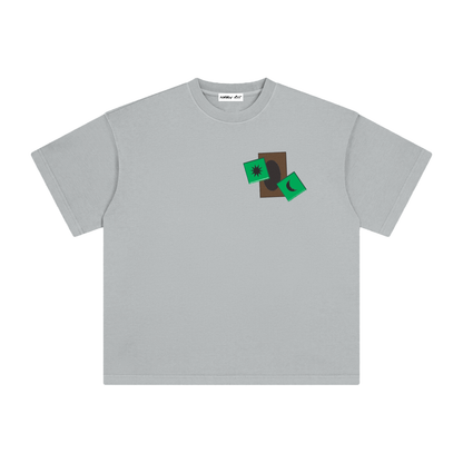 Card & Green Dice with Logo on Back Vintage Washed Tee