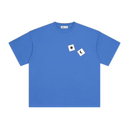 White Dice with Logo on Back Vintage Washed Tee