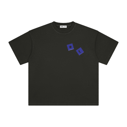 Blue Dice with Logo on Back Vintage Washed Tee