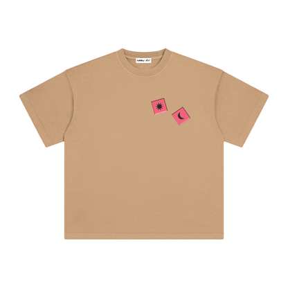 Pink Dice with Logo on Back Vintage Washed Tee